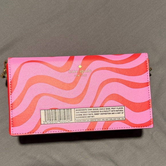 Kate Spade Pink and Red Sticky Situation Clutch - Picture 2 of 4